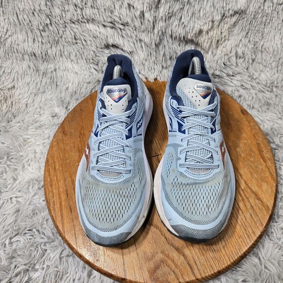 Saucony Omni 19 Womens Size 10 Blue/Bronze Mesh Casual Running Shoes S10570-45 - Picture 2 of 11